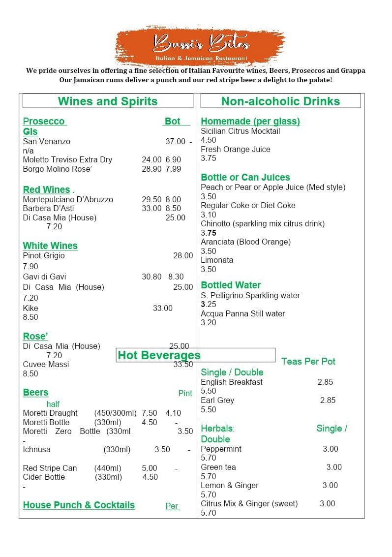 Bussi's Bites Logo on the splash page