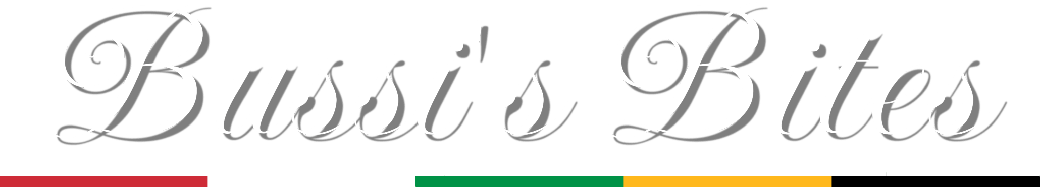 Bussi's Bites Logo on the splash page